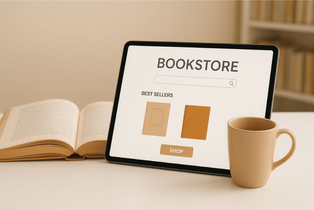 راه‌اندازی و سئو سایت فروش کتاب